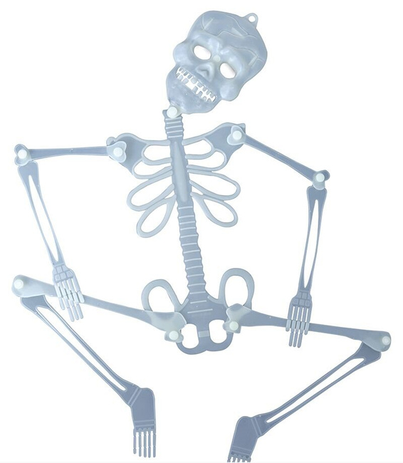 Wiszący szkielet fluorescencyjny 75 cm