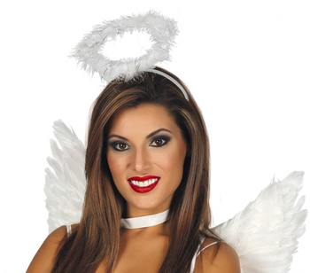 Aureola biało - srebrna