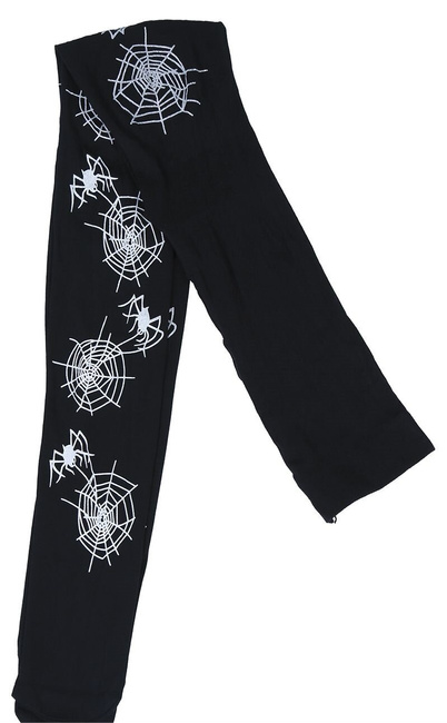 Rajstopy dziecięce czarne w pajęczyny 7-10l