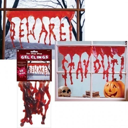 Krwawy napis: "Beware!"