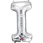 Balon foliowy 16" Srebrna Litera I