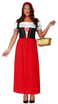Kostium "Wieśniaczka" czerwona