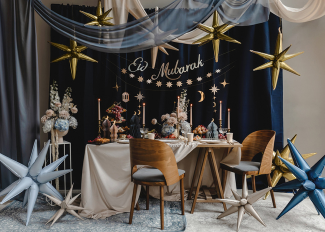 Balon foliowy 3D 28" Gwiazda Betlejemska - złota