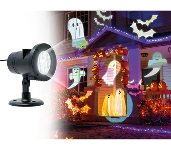 Projektor zewnętrzny LED 12 slajdów