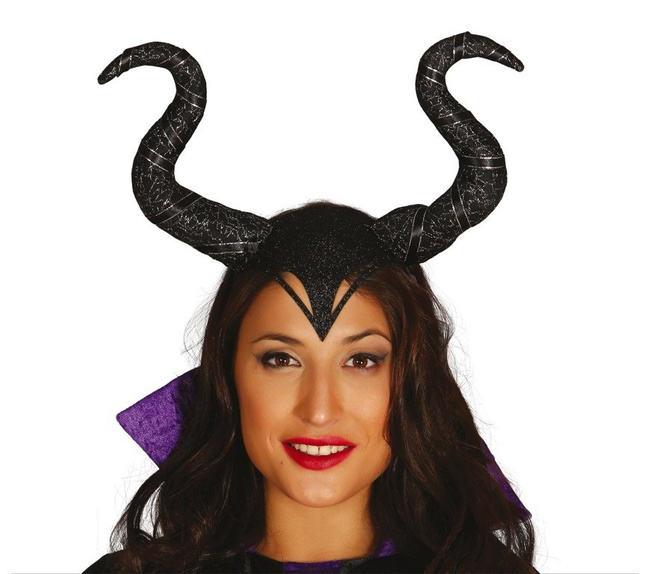 Opaska "Rogi diablicy" czarne