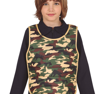 Akcesoria komandosa: kamizelka dziecięca moro