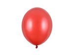 Balony Bel 12" metalik czerwony POPPY RED 10 sztuk