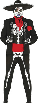 Kostium "Meksykanin - Mariachi kościotrup"