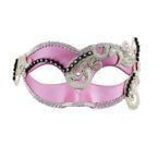 Maska karnawałowa "Glamour" różowa