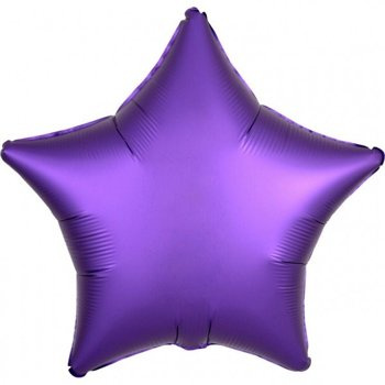 Balon foliowy 19" Gwiazdka Satin - fioletowa