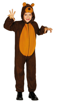 Kostium dziecięcy "MIŚ" brązowy kombinezon kigurumimi