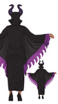 Kostium "Zła wróżka" suknia czarno - fioletowa