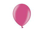 Balony Bel 12" metalik róż ciemny FUKSJA 10 sztuk