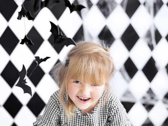 Dekoracja pionowa - Nietoperze czarne 150cm