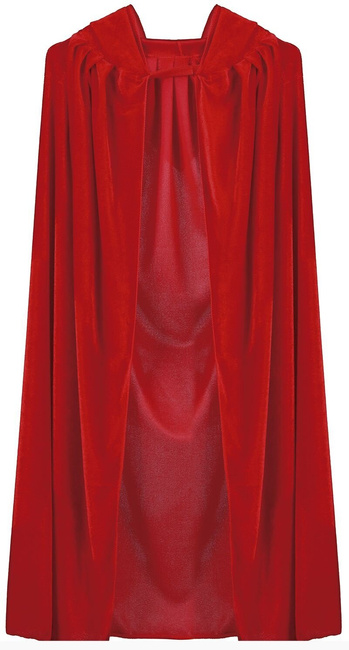 Kostium dziecięcy "Peleryna z kapturem" 100cm czerwona