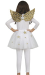 Akcesoria Aniołka - spódniczka dziecięca TUTU + skrzydełka złote