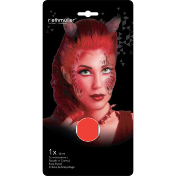 Farbka do twarzy w kremie - czerwona