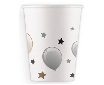 Urodziny Balonowe - Kubeczki 200ml 8 sztuk