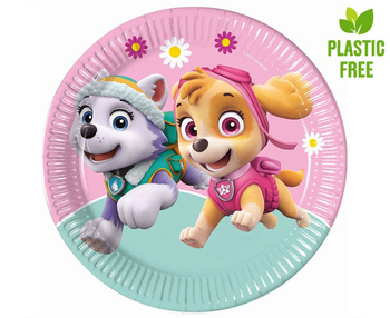 Paw Patrol  Skye&Everest - Talerzyki papierowe 23cm 8 sztuk