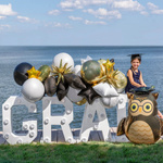 Balon foliowy 30" Absolwent sowa