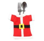 Etui na sztućce - bluzka Mikołaja 4 sztuki