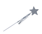 Różdżka Księżniczki gwiazdka 45cm srebrna