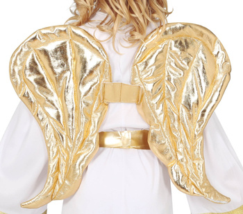 Skrzydła anioła materiałowe złote