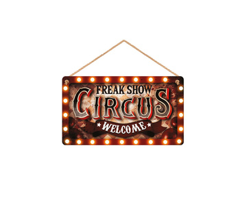 Circus - Tabliczka z drewna