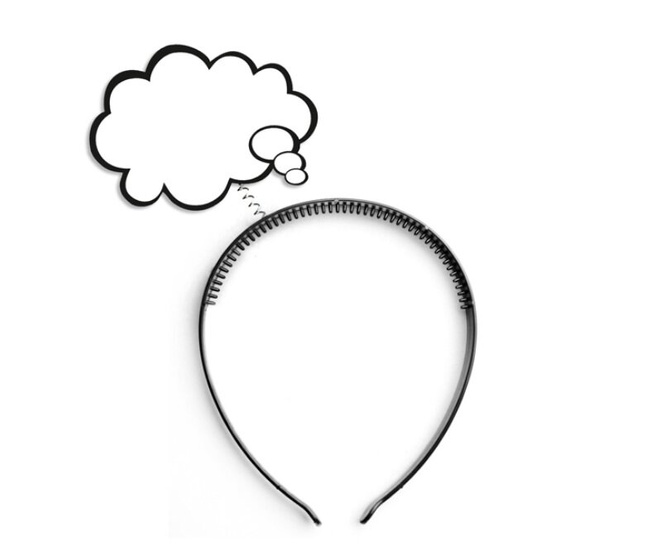 Opaska dymek - chmurka Myśliciel