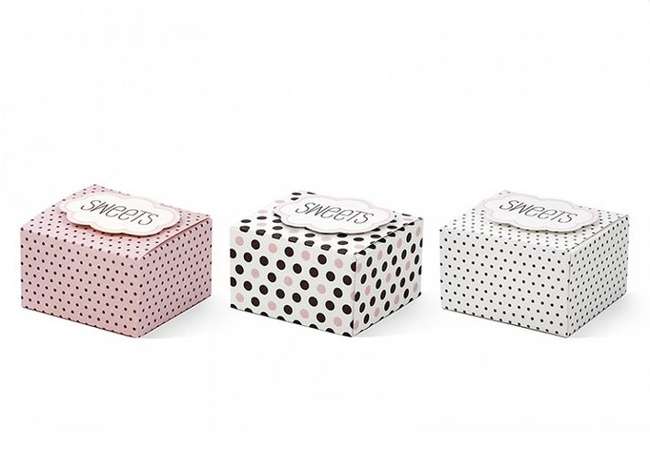 Sweet Groszki - Pudełeczka na słodkości 6 sztuk