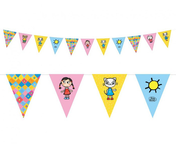 Kicia Kocia - Baner z flagami 2,5m