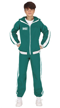 Kostium młodzieżowy "Dres Gracza" zielony