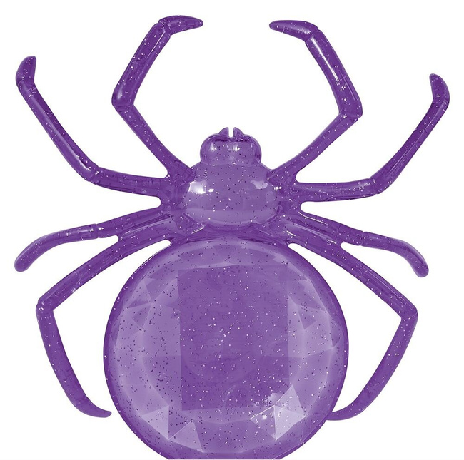 Talerz PAJĄK plastikowy fioletowy 1 sztuka