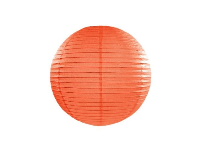 Lampion papierowy 25cm pomarańczowy