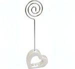 Wizytownik "Serduszko z perłami" 12 sztuk