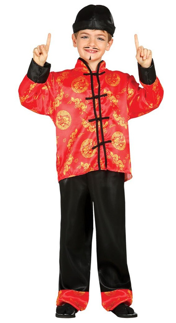Kostium dziecięcy "Chińczyk" czerwony
