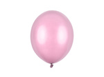 Balony Bel 14" metalik różowy PINK 100 szt.