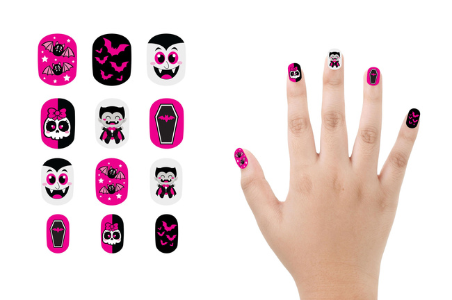 Sztuczne paznokcie z klejem WAMIR 12 sztuk