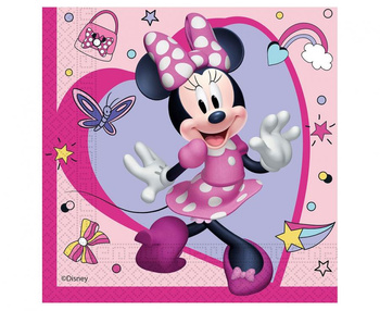 Minnie Mouse Junior - Serwetki 33cm 20 sztuk