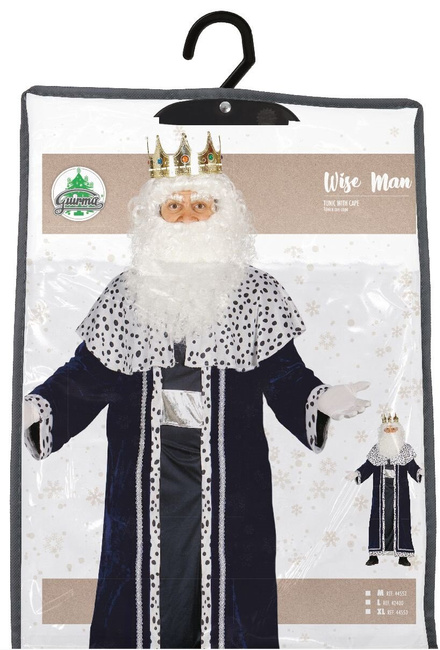 Kostium "Król mędrzec" granatowy