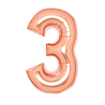 Balon foliowy 26" Pudrowy róż numer 3