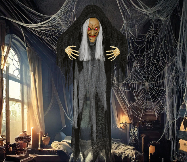 Interaktywna wisząca Baba Jaga 120cm