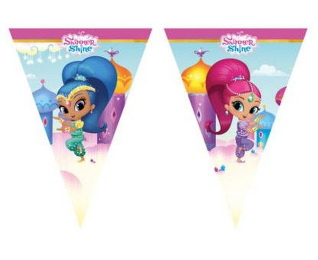 Shimmer & Shine - Baner z flagami 2,3 m