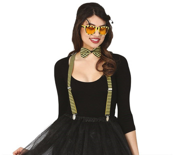 Zestaw Pszczółka: szelki, okulary, muszka