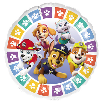 Balon foliowy 17" Paw Patrol, kolor