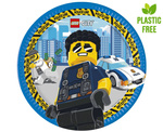 Lego City - Talerzyki papierowe 23cm 8 sztuk