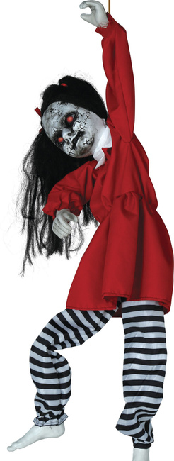 Interaktywna wisząca upiorna lala 100cm