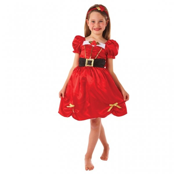 Kostium dziecięcy Mikołajka "Miss Santa"