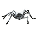 Pająk 80cm interaktywny czarny z pajęczyną