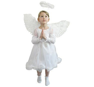 Kostium dziecięcy "Aniołek z futerkiem"